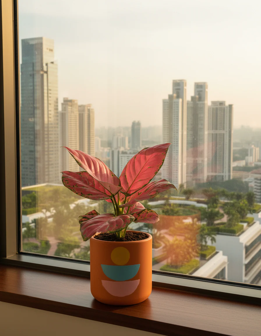 Aglaonema Red (Green Stems) - Image 3