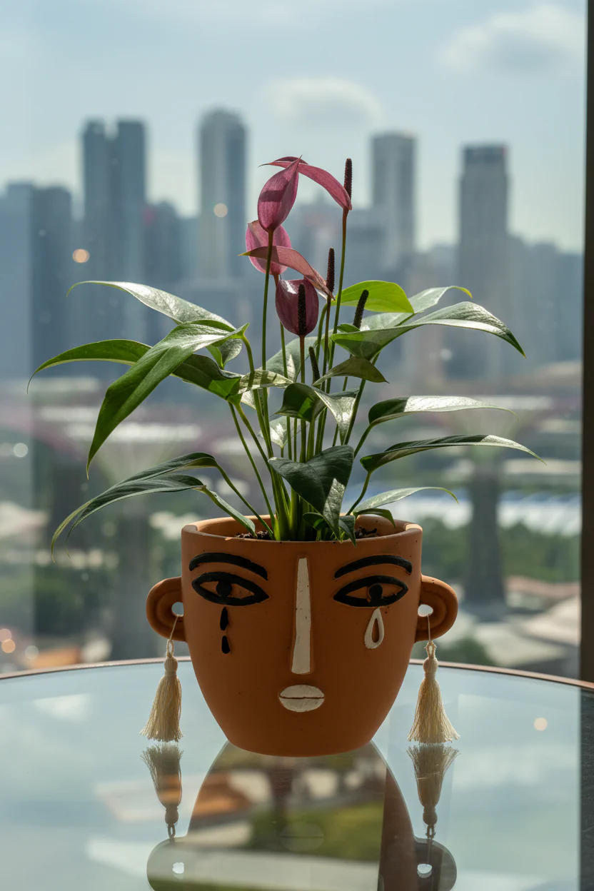 Anthurium Andraeanum "Zizou purple" - Image 4