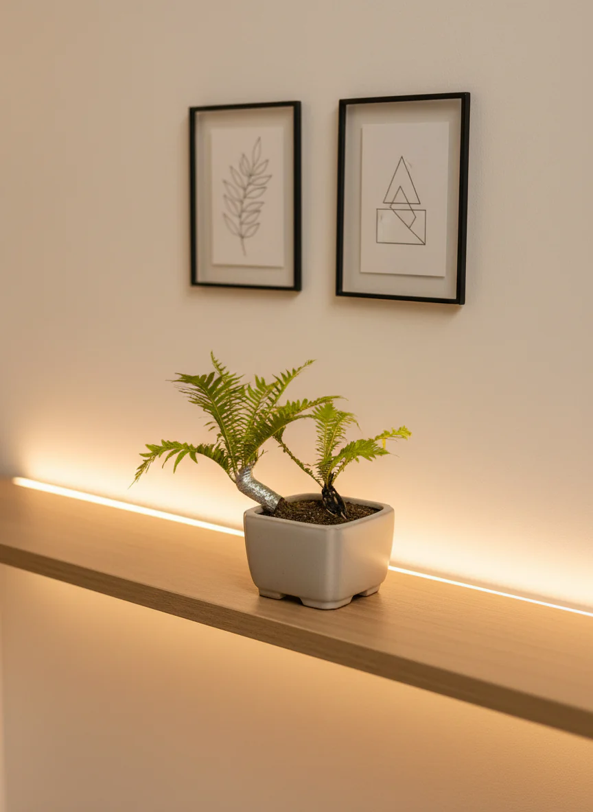 Bonsai Tree Fern - Silver Lady - Image 2