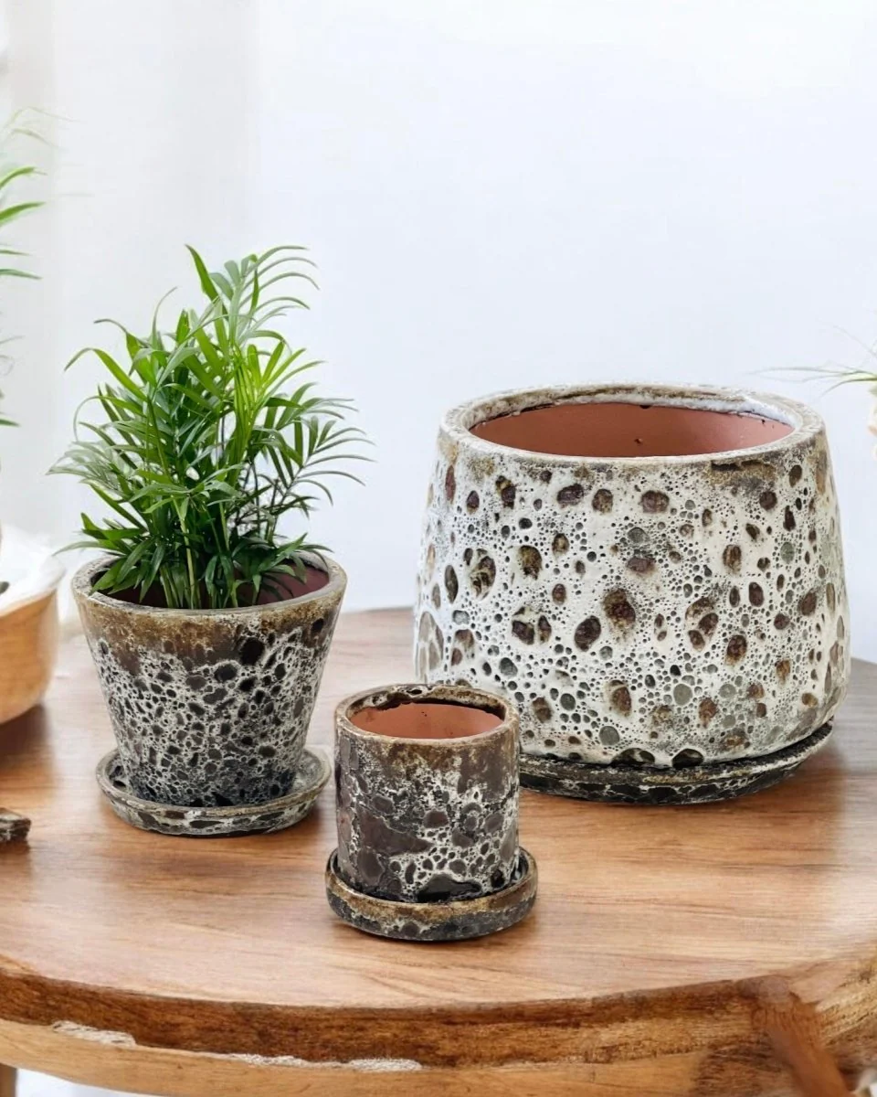 Brown Moon Pot - Large - Image 2