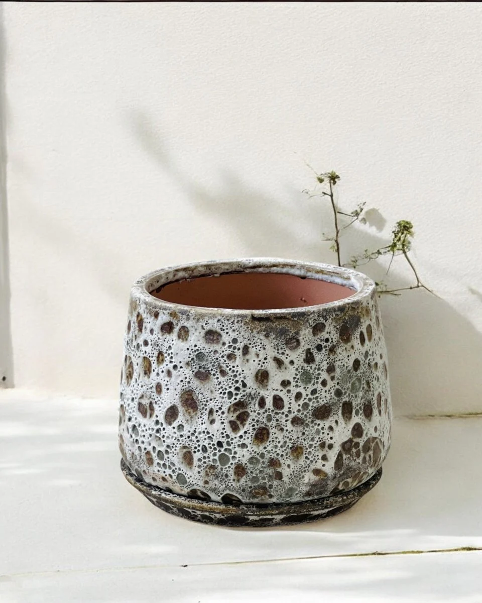 Brown Moon Pot - Large - Image 5