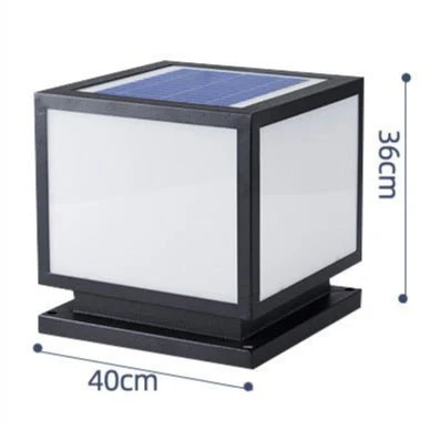 Cube Column Solar Garden Lights - Image 13
