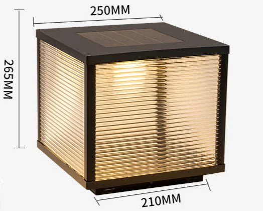 Cube Column Solar Garden Lights - Image 27