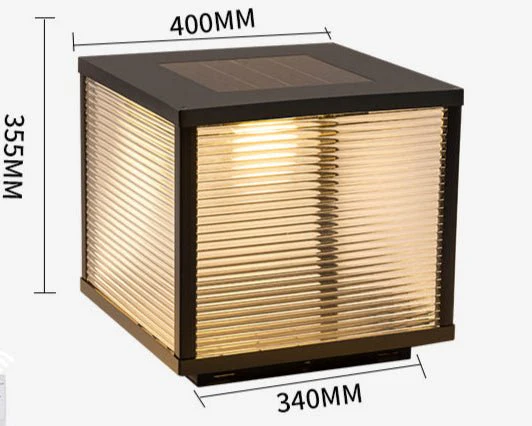 Cube Column Solar Garden Lights - Image 29