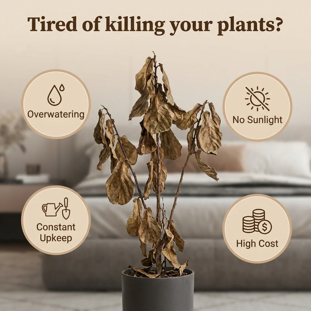 Fiddle Leaf Fig (Life-like Artificial) - Image 6
