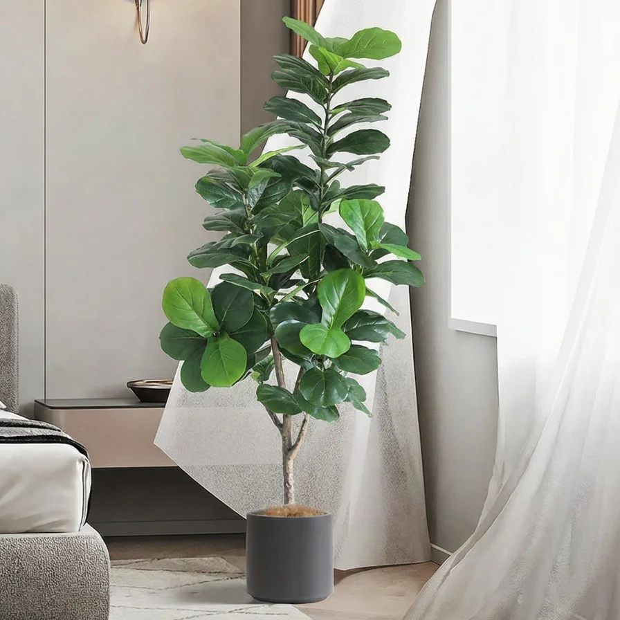 Fiddle Leaf Fig (Life-like Artificial) - Image 9