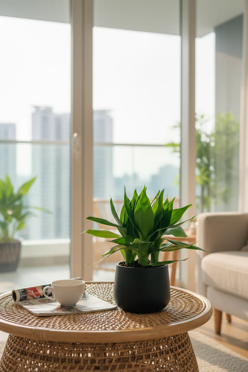Dracaena Fortune Lotus Bamboo Plant - Image 4