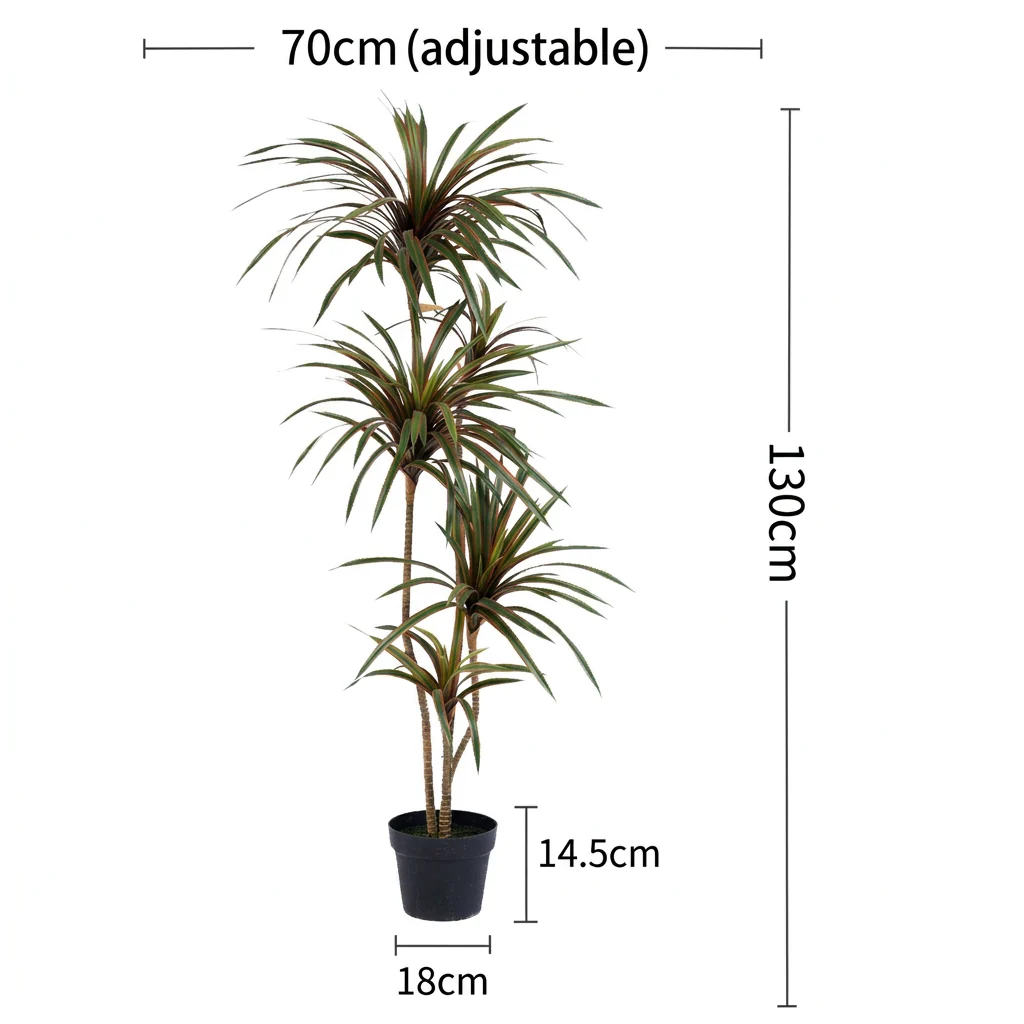 Horsetail Dracaena Life-like Artificial Tree - Image 15