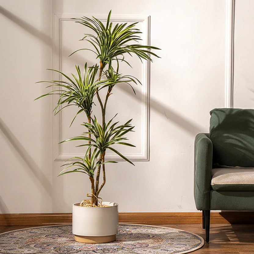 Horsetail Dracaena Life-like Artificial Tree - Image 2