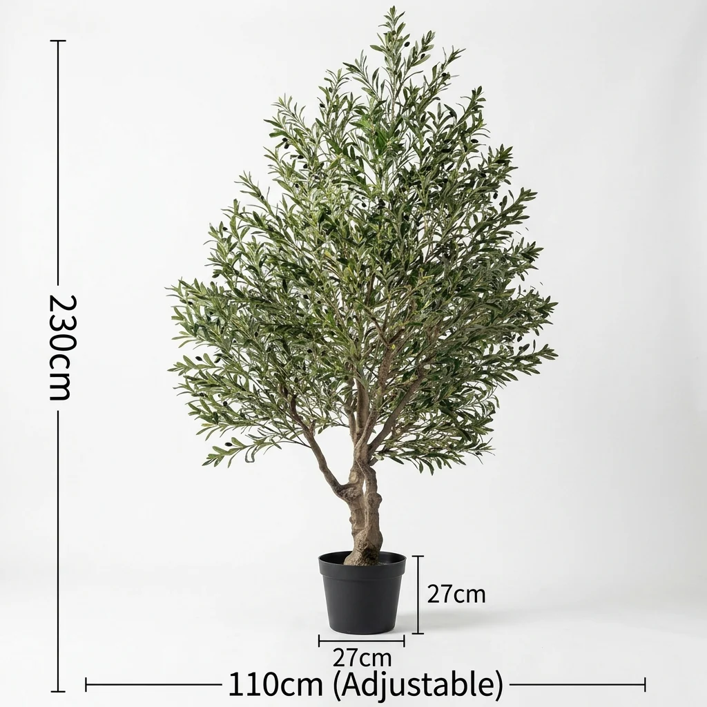 Luxury Artificial Olive Tree Floor Plant - Image 11