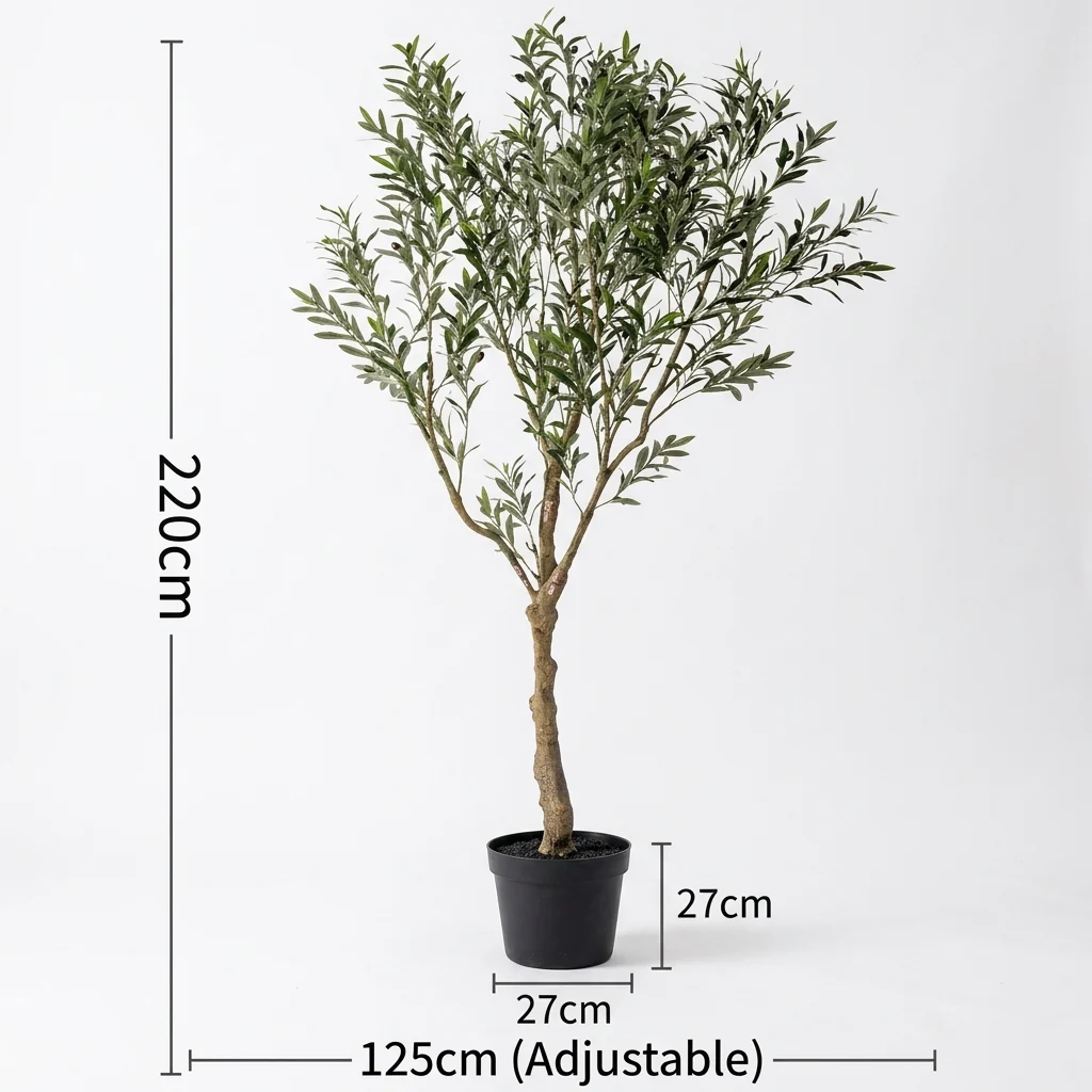 Luxury Artificial Olive Tree Floor Plant - Image 9