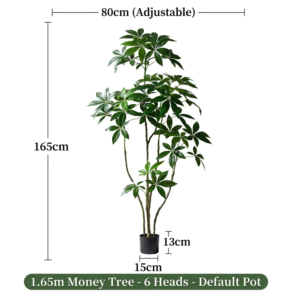 Money Tree - Life-like Artificial Plant (Fortune Tree) - Image 10