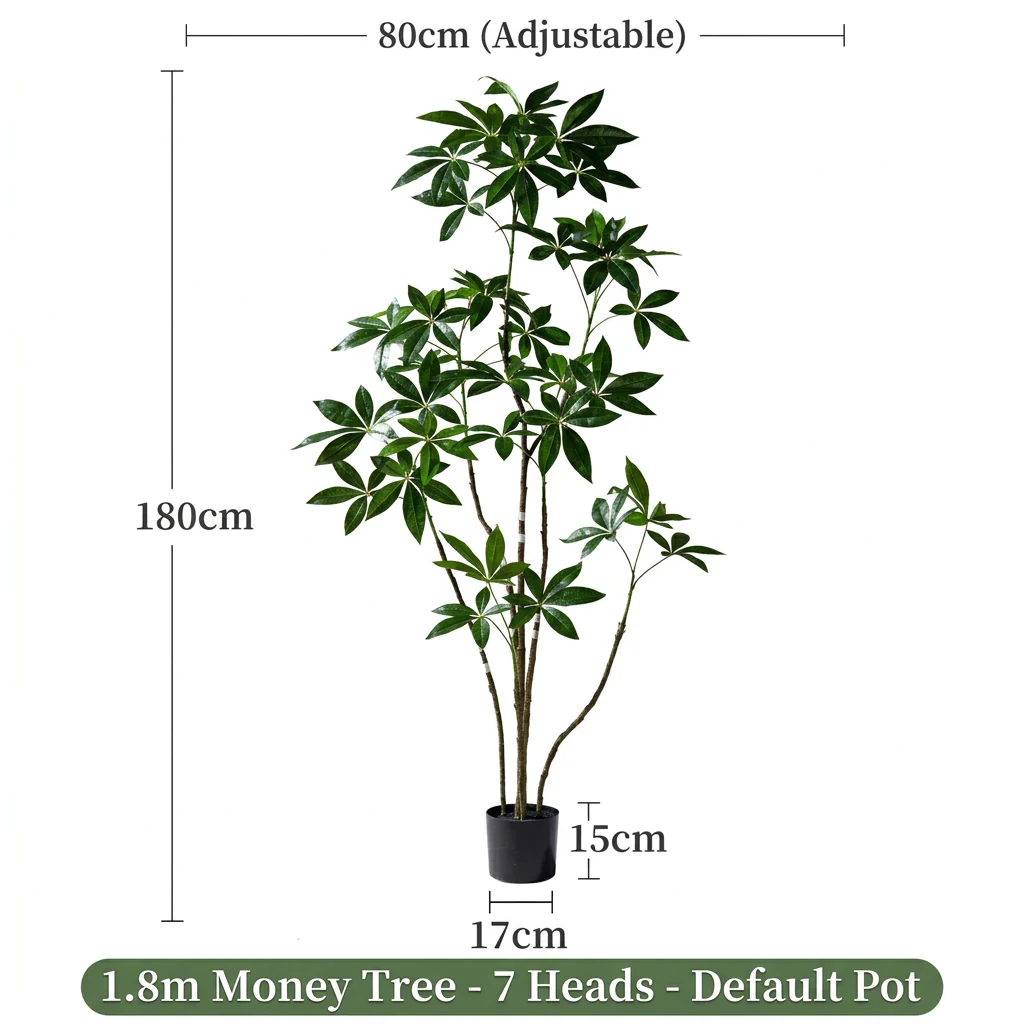 Money Tree - Life-like Artificial Plant (Fortune Tree) - Image 11