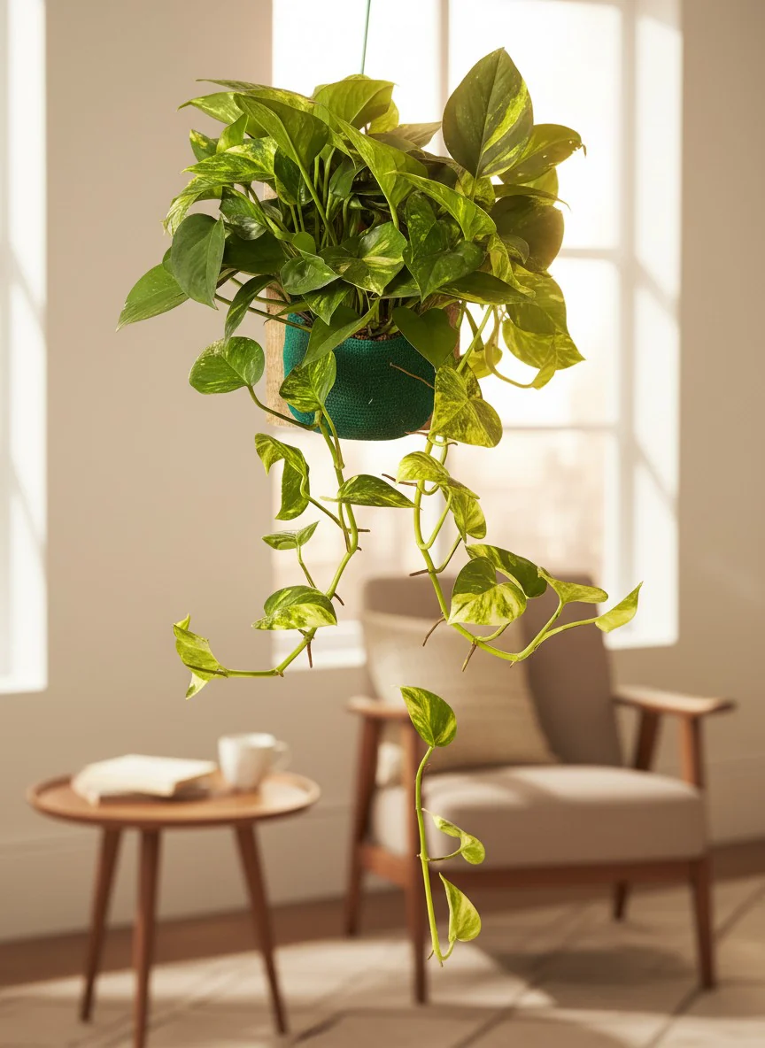 Mounted Golden Pothos - Image 2