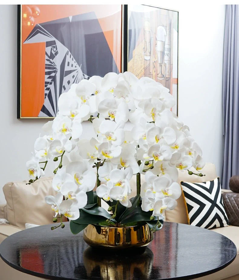 Phalaenopsis Charm - Lifelike Orchid Bloom Décor (Life-like Artificial) - Image 3
