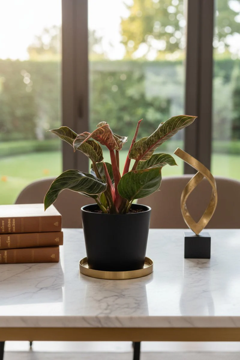 Philodendron Birkin - Pink