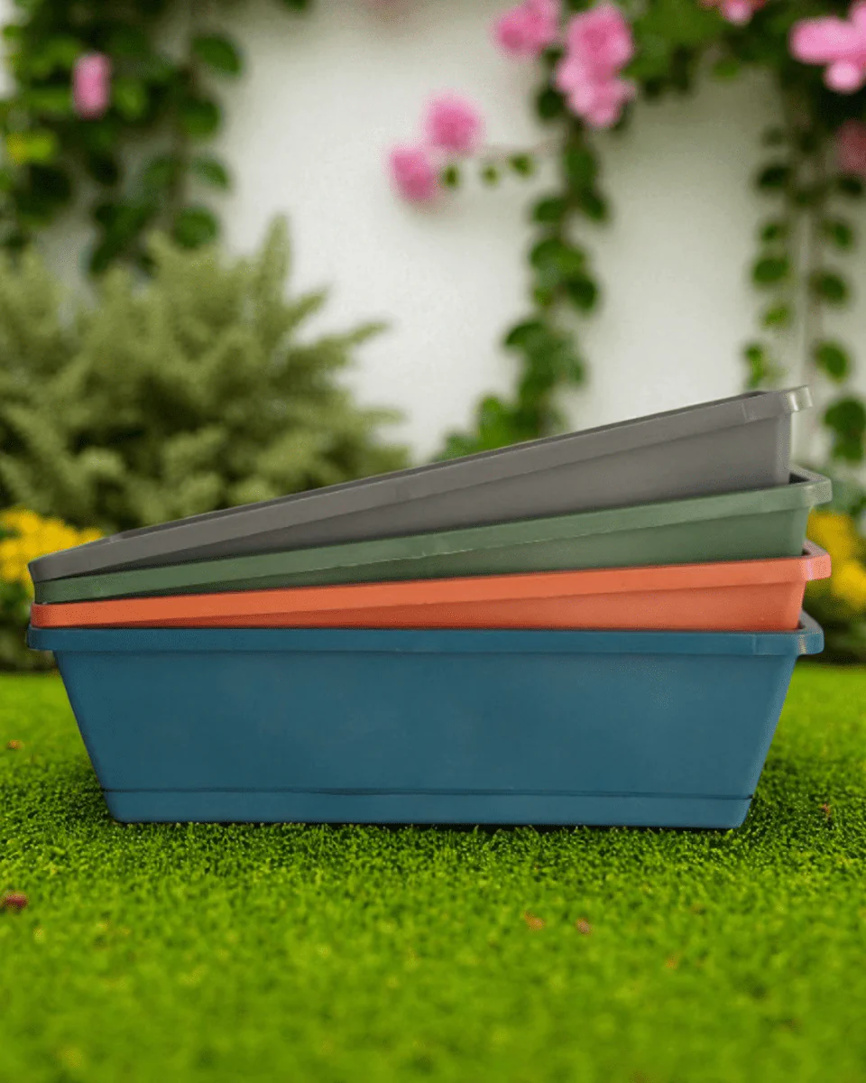 Rectangle Plastic Planter Box