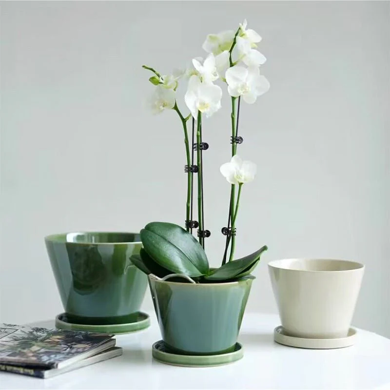Retro Glazed Planter