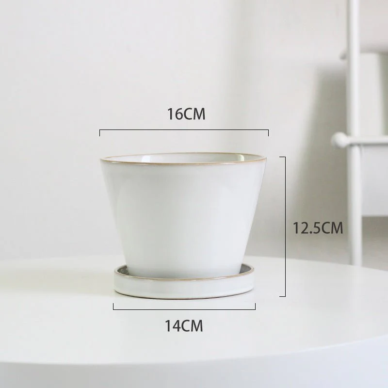 Retro Glazed Planter - Image 12