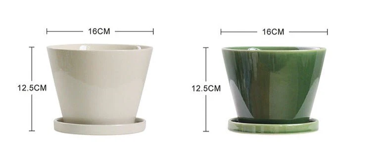 Retro Glazed Planter - Image 6