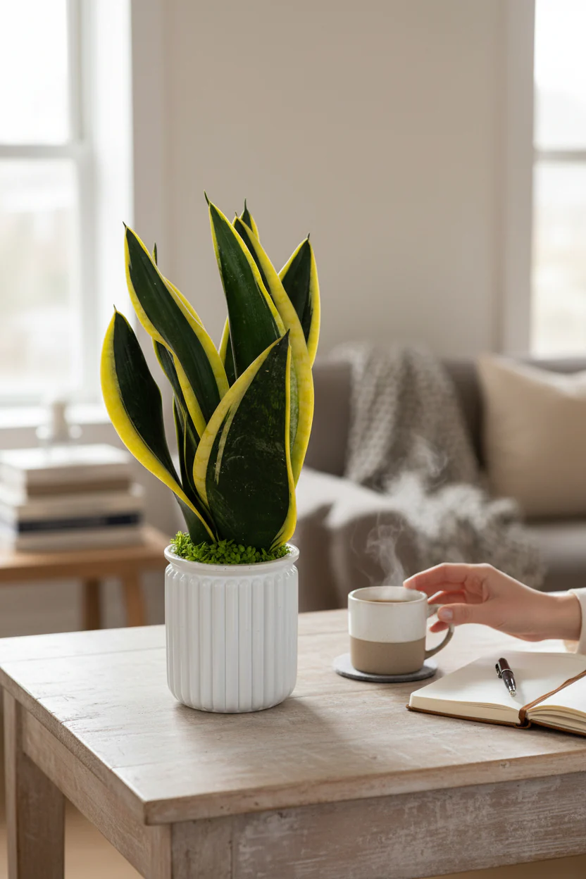 Sansevieria Trifasciata Laurentii Hydro - Self Watering (assorted) - Image 6