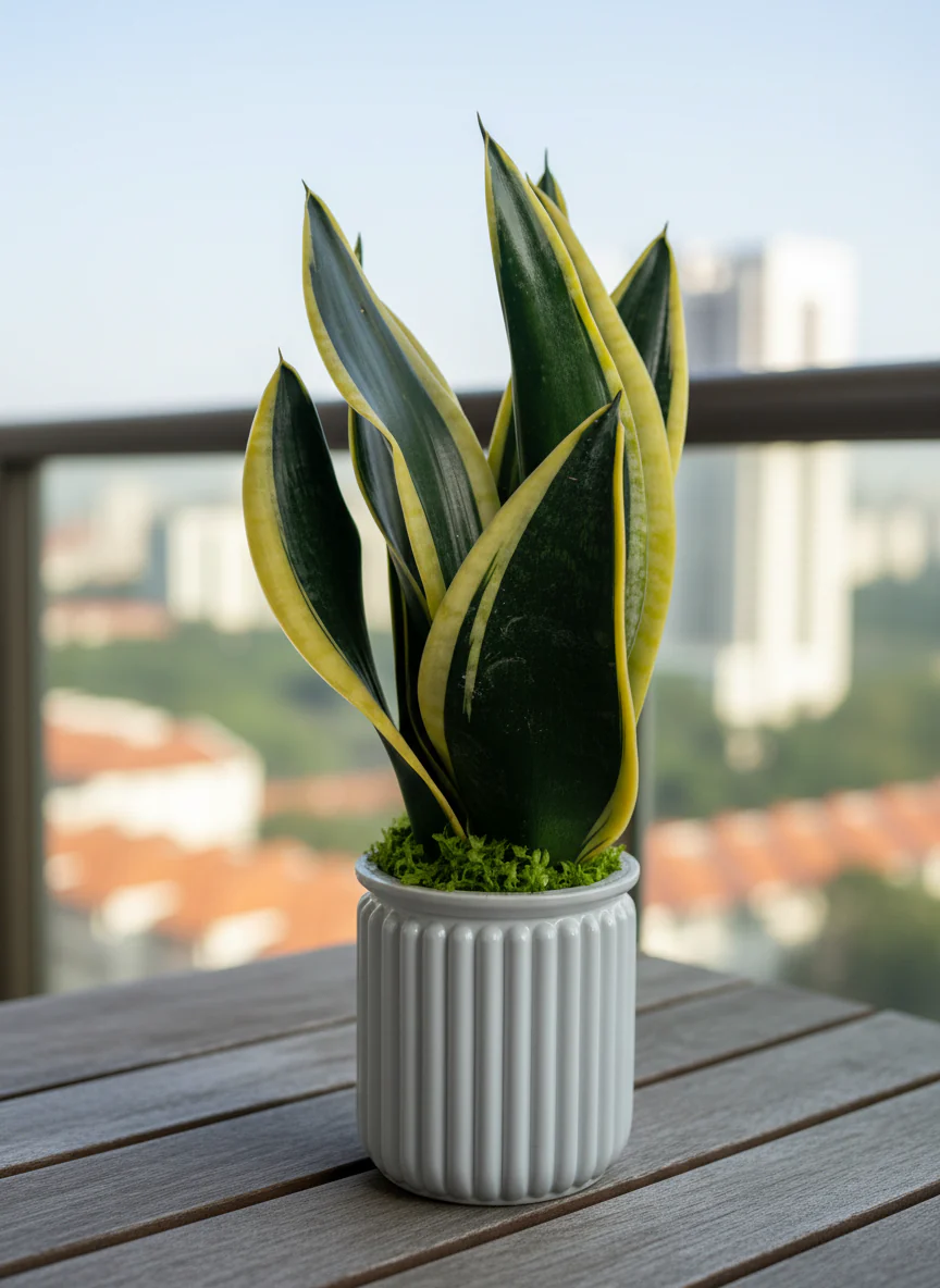 Sansevieria Trifasciata Laurentii Hydro - Self Watering (assorted) - Image 7
