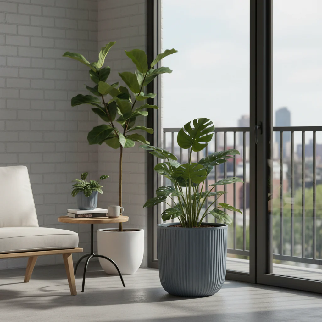 Scandi Rib Cloudstone Pot – XL - Image 10