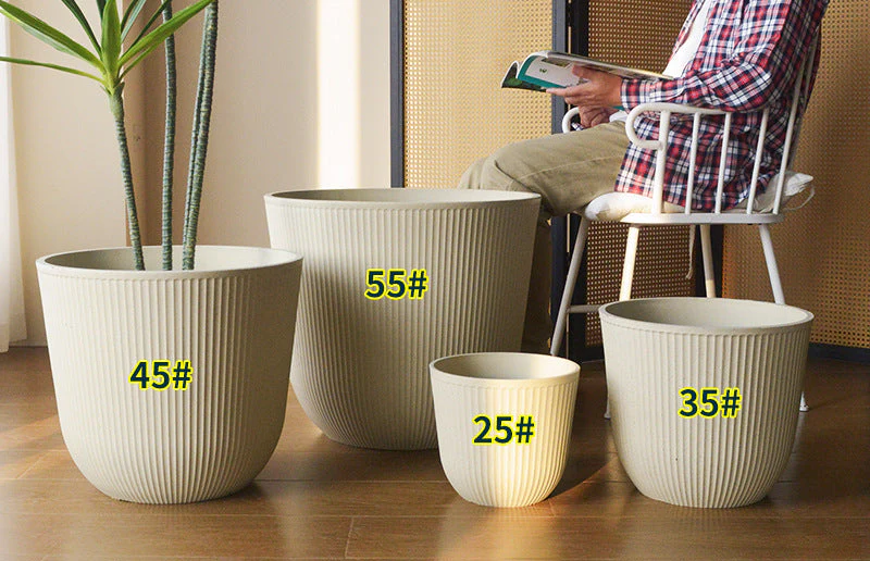 Scandi Rib Cloudstone Pot – XL - Image 7