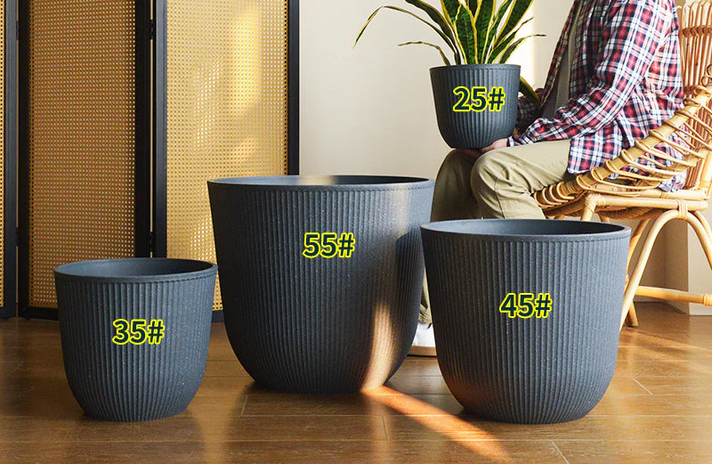 Scandi Rib Cloudstone Pot – XL - Image 9
