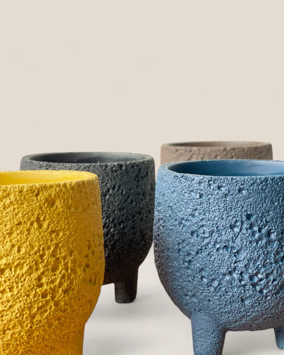 Anya Cement Pot - Small - Image 6