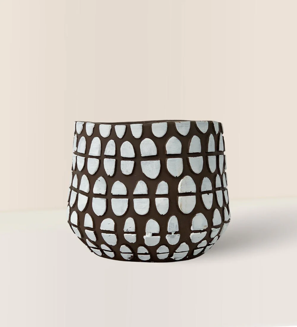 Spotti Brown Planter