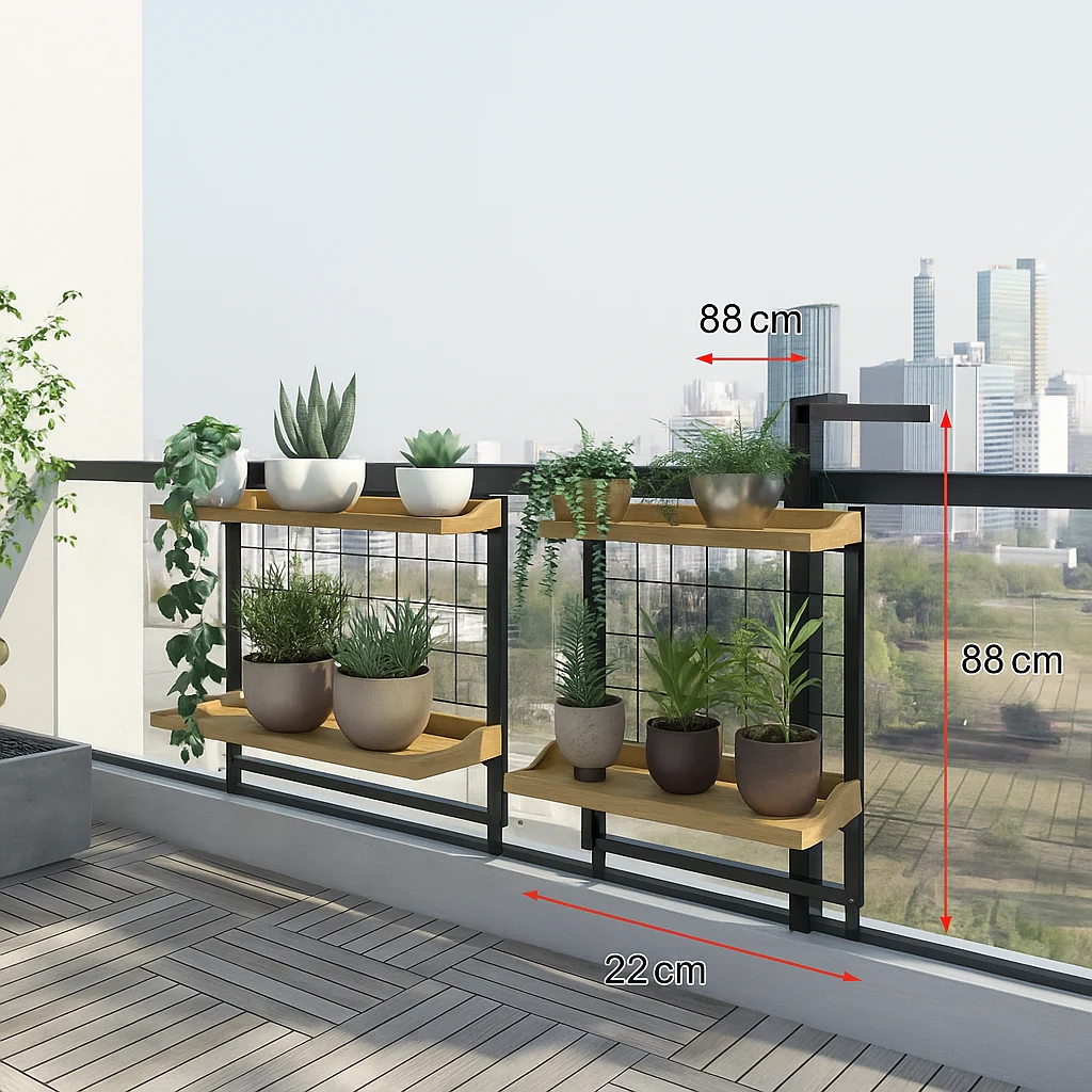 SunnySteps Balcony Racks