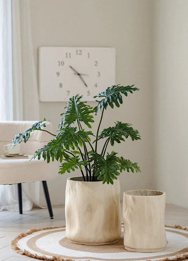 White Rustic Wave Pot - Image 6