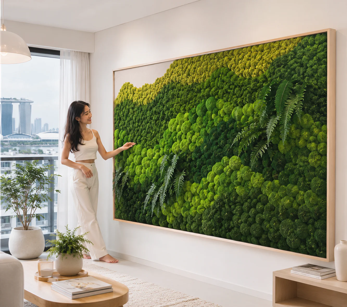 XL Frame - Preserved Plants: MOSS. - Image 12